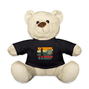 Axt Werfen Axt Werfer Axt Geschenk - Teddy - Schwarz - Vorne