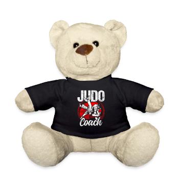 Entraîneur de judo Hobby Judoka Arts martiaux Arts martiaux Arts martiaux - Nounours - noir - Devant