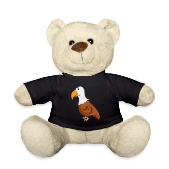 Eagle - Teddy Bear - black - Front
