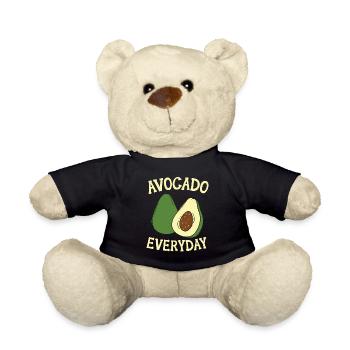 Avocado Jeden Tag Avocado-Liebhaber Guac Guacamole - Teddy - Schwarz - Vorne