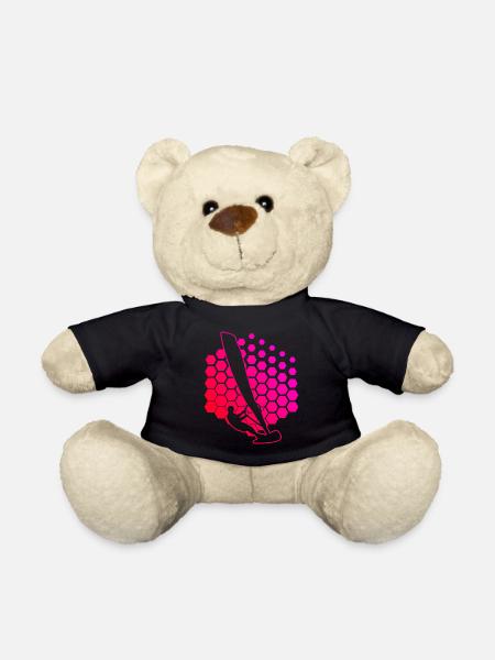 Windsurfer Surf Femmes Windsurf Hommes Surf - Nounours - noir