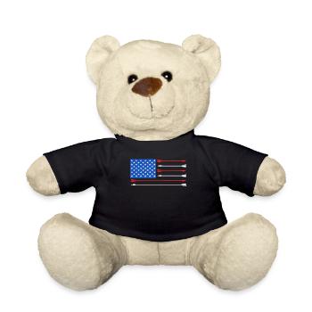 USA Archery Archer - Teddy Bear - black - Front
