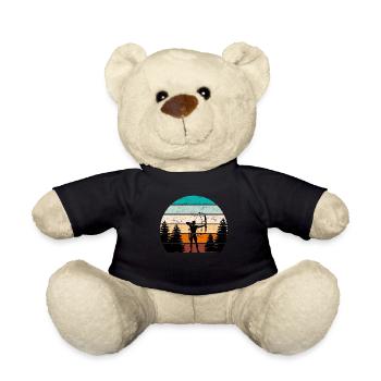 Vintage Bogenschütze Compoundbogen Bogenschießen - Teddy - Schwarz - Vorne