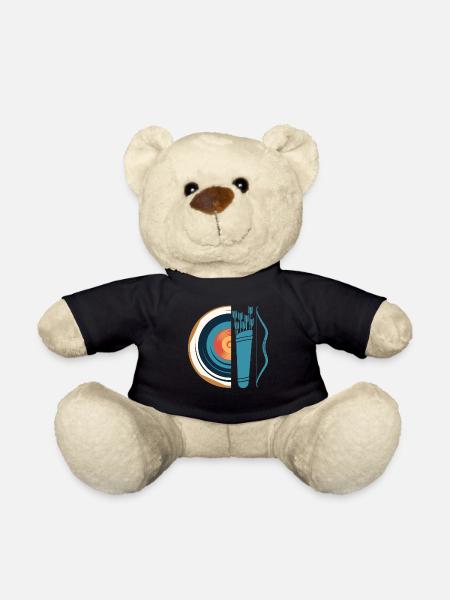 Langbogen Bogenschütze Bogenschießen - Teddy - Schwarz