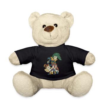 Huitzilopochtli Aztec God Aztec Mythology Maya - Teddy Bear - black - Front