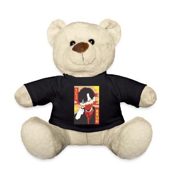 Anime Boy Bruh Japanisch Vaporwave Ästhetisches Ge - Teddy - Schwarz - Vorne
