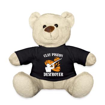 Tontauben Zerstörer Tontaubenschießen - Teddy - Schwarz - Vorne