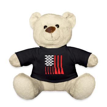 USA Tontaubenschießen - Teddy - Schwarz - Vorne