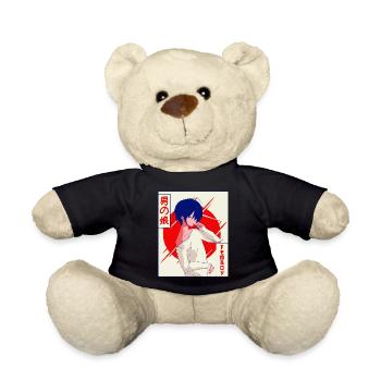 Femboy Anime Young Vaporwave Cadeau Esthétique - Nounours - noir - Devant