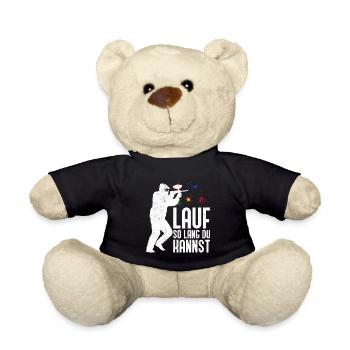 Lauf so lange du kannst Paintballer - Teddy - Schwarz - Vorne