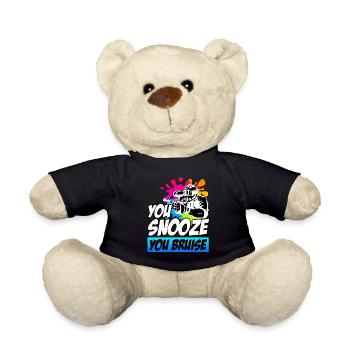 You Snooze you Bruise Paintball - Teddy - Schwarz - Vorne