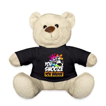 You Snooze you Bruise Paintball - Teddy - Schwarz - Vorne