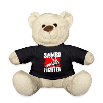 Sambo Fighter Entraînement Arts Martiaux Arts Martiaux Arts Martiaux - Nounours - noir - Devant