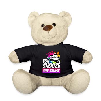 You Snooze you Bruise Paintball - Teddy - Schwarz - Vorne