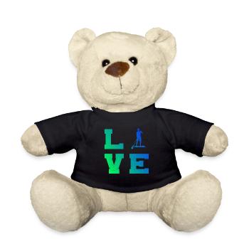 Standup Paddling Men's Standup Paddleboard - Teddy Bear - black - Front
