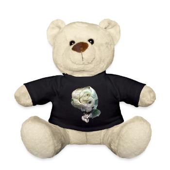 Crâne Rose - Nounours - noir - Devant