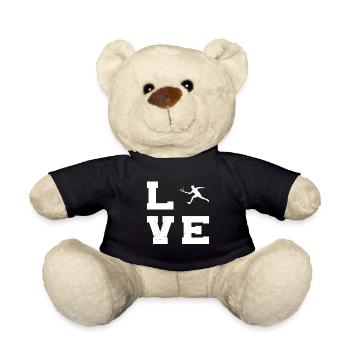 Women's Racquetball Pickleball Pickleball Games - Teddy Bear - black - Front