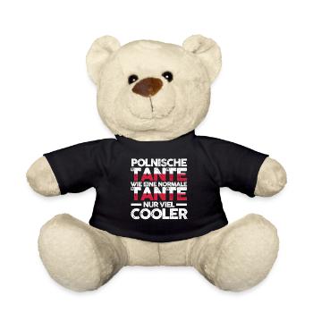 Polska Polin Tante Polen - Teddy - Schwarz - Vorne