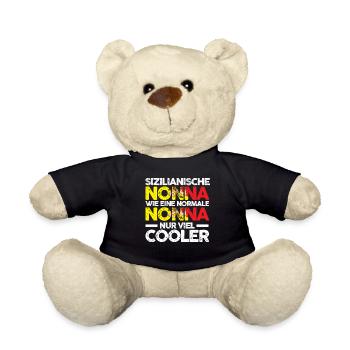 Sicilia Nonna Sizilienische Oma Sizilien - Teddy - Schwarz - Vorne