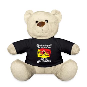 Sicilia Sizilianer Sizilianisches Sizilien - Teddy - Schwarz - Vorne