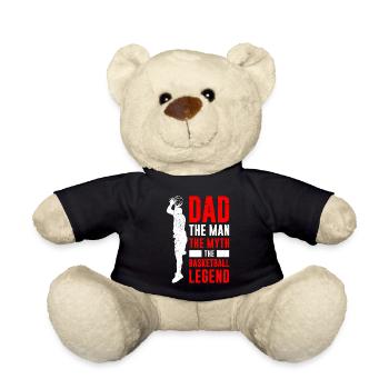 Basketteur Papa Joueur de basket-ball masculin - Nounours - noir - Devant