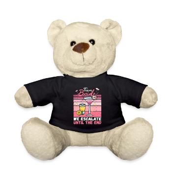 Team Bride JGA Bachelor Party Polter Girls - Teddy Bear - black - Front