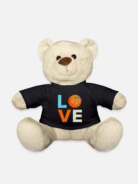 Basketball Liebe Basketballer - Teddy - Schwarz