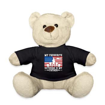 Mon vétéran préféré est mon père militaire - Nounours - noir - Devant