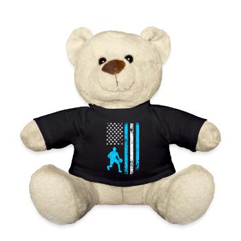 Usa Basketteur US Basketball - Nounours - noir - Devant