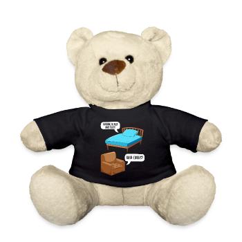 Funny joke mattress chair - Teddy Bear - black - Front