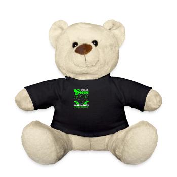 Ich trage Grün für meine Tochter Non-Hodgkin-Lymph - Teddy - Schwarz - Vorne