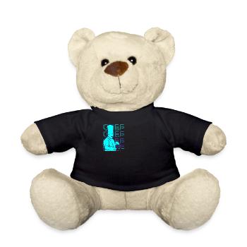 Chef Cooking Retro Gift - Teddy Bear - black - Front