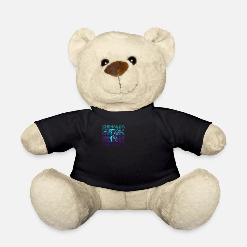 Chimera Ancient Greek Mythology Retro Gift - Teddy Bear - black