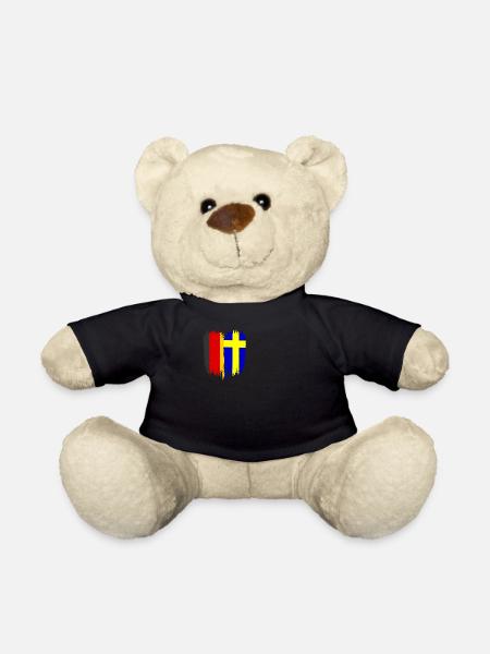 Deutschland Flagge Schweden - Teddy - Schwarz