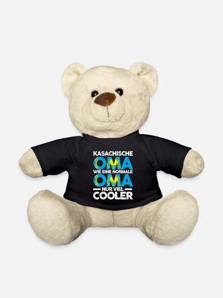 Kasachin Kasachstanische Oma Kasachstan - Teddy - Schwarz