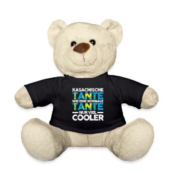 Kasachin Tante Kasachstan - Teddy - Schwarz - Vorne