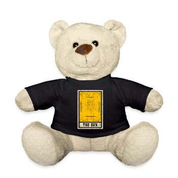 The Sun Tarot Card Shaman Fortune Telling - Teddy Bear - black - Front