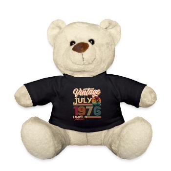 Millésime Juillet 1976 46ème anniversaire Hommes 46 ans - Nounours - noir - Devant
