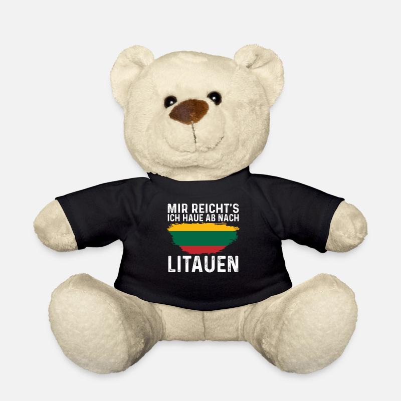 Litauen Litauer Litauisches - Teddy - Schwarz