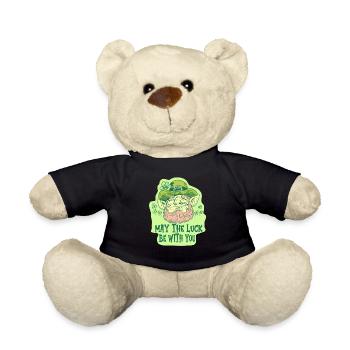 Que le bonheur soit avec vous Irlandais Irlande Irlandais - Nounours - noir - Devant