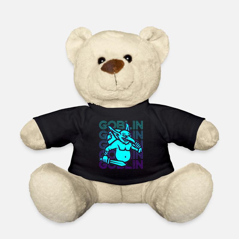 Gobelin Hobgoblin Rétro - Nounours - noir