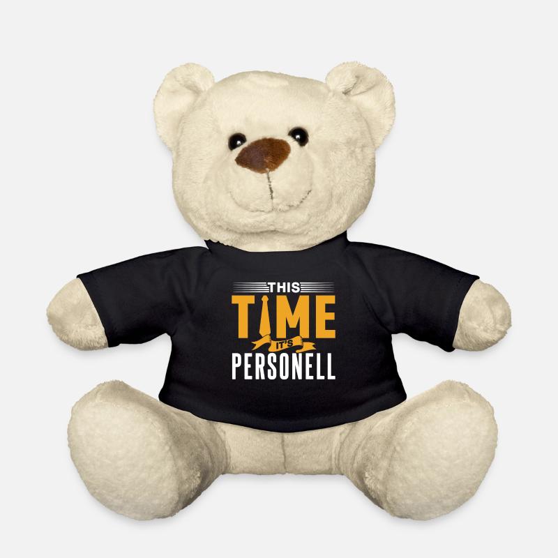 Ressources humaines cette fois c’est ressources humaines RH - Nounours - noir