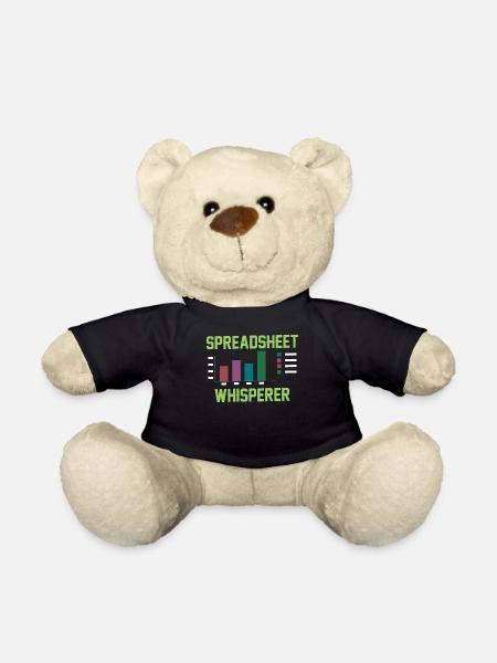 Spreadsheet Flüsterer Arbeit Tabelle Buchhalter - Teddy - Schwarz