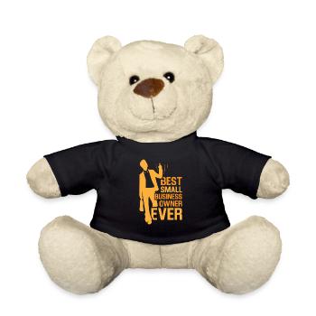 Best Owner of a Small Business Founder CEO - Teddy Bear - black - Front