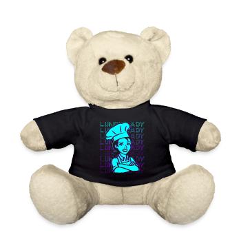 Lunch Lady Retro - Teddy - Schwarz - Vorne