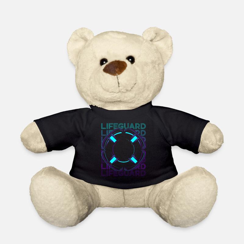 Rettungsschwimmer Retro - Teddy - Schwarz