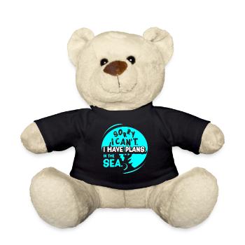 I'm sorry I can't I have plans in the sea - Teddy Bear - black - Front
