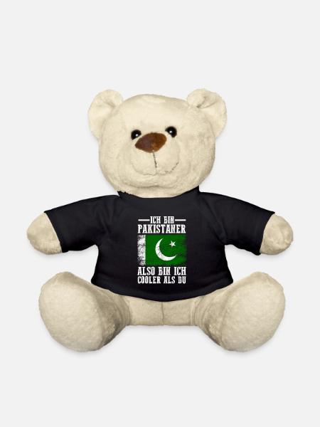 Pakistan Pakistaner Pakistanisches - Teddy - Schwarz