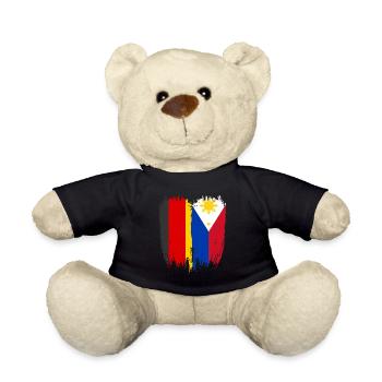 Allemagne Drapeau Philippines - Nounours - noir - Devant