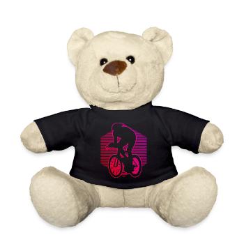 Rennradfahren Herren Rennrad Rennradfahrer - Teddy - Schwarz - Vorne